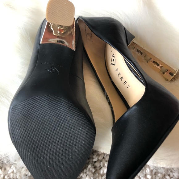 Pre-Owned Black Katy Perry Suzzie Chain-Heel Pumps - Picture 8 of 8